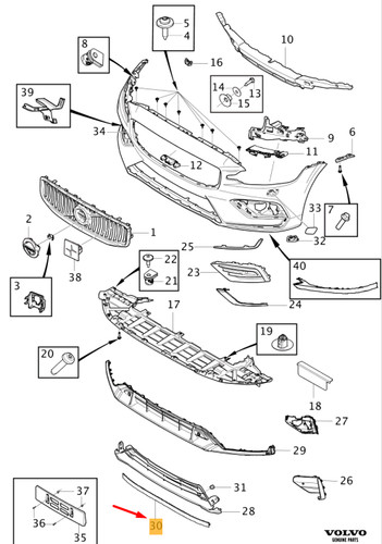 Volvo v60 mk2 dichtung für - dichtung,